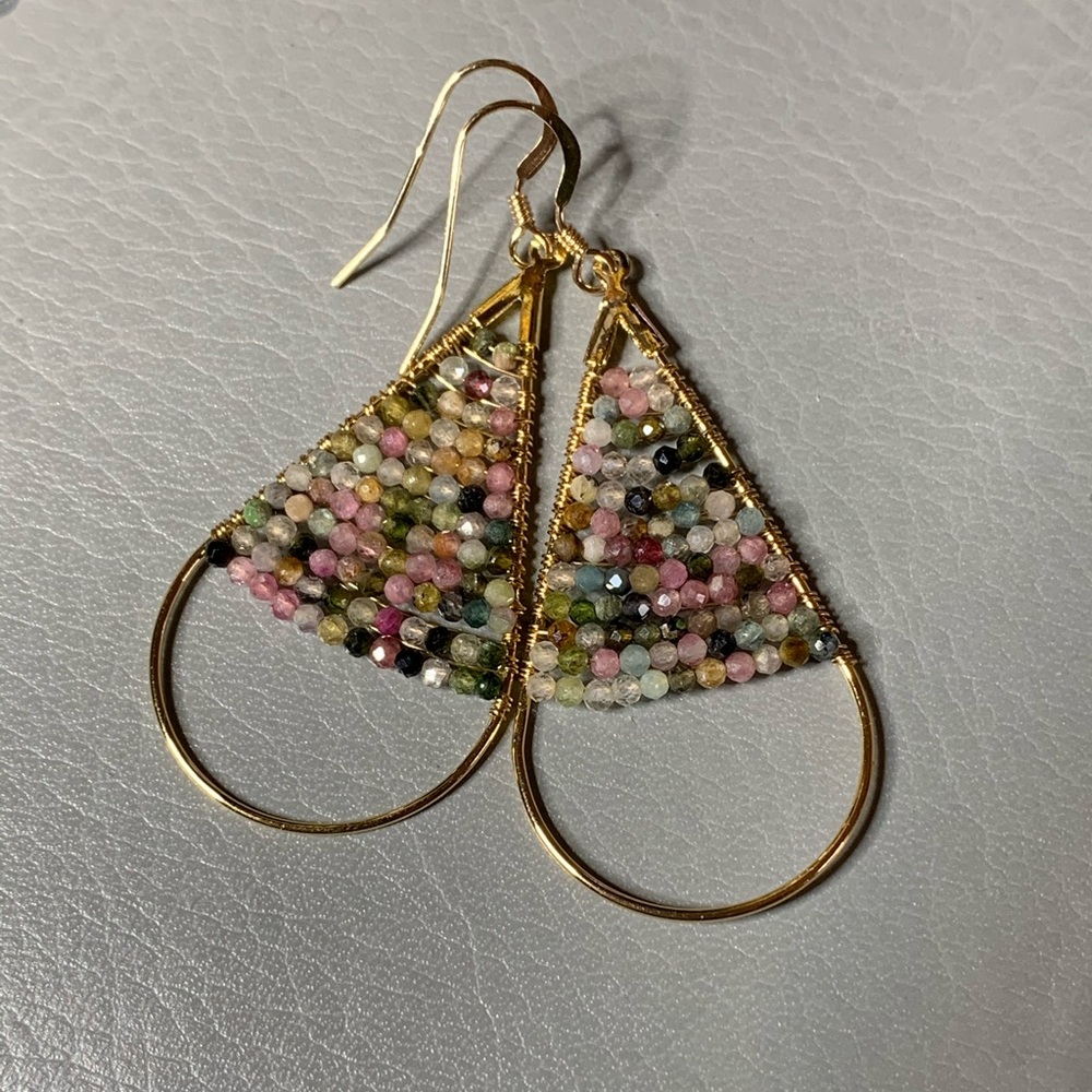 Wire wrapped earrings